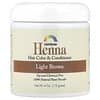 Rainbow Research, Henna, tinte y acondicionador para el cabello, castaño claro, 4 oz (113 g) en polvo