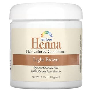 Rainbow Research, Henna, Hair Color and Conditioner, Light Brown, 4 oz (113 g)