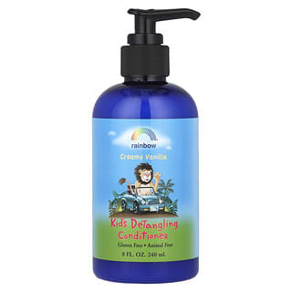 Rainbow Research, Après-shampoing démêlant pour enfants, parfumé, vanille crémeuse, 8 fl oz (240 ml)