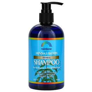 Rainbow Research, Shampoo Herbal de Henna e Biotina, 360 ml (12 fl oz)