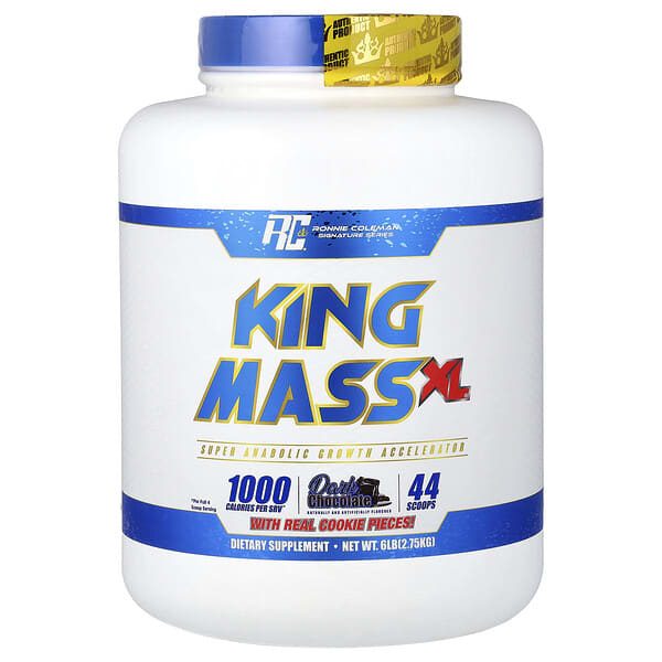 Ronnie Coleman, 서명 시리즈, King Mass XL, 다크 초콜릿, 2.75kg(6lb)