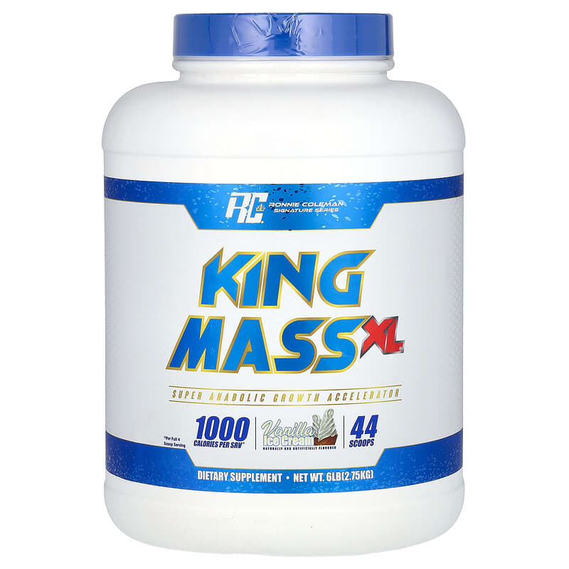 kingrecipe Signature Series, King Mass XL, Sorvete de Baunilha, 2,75 kg (6 lb)