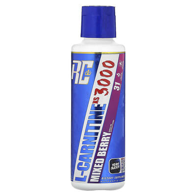 Ronnie Coleman, Vital Edition, L-Carnitine XS 3000, Mixed Berry, 16 fl oz (473.28 ml)