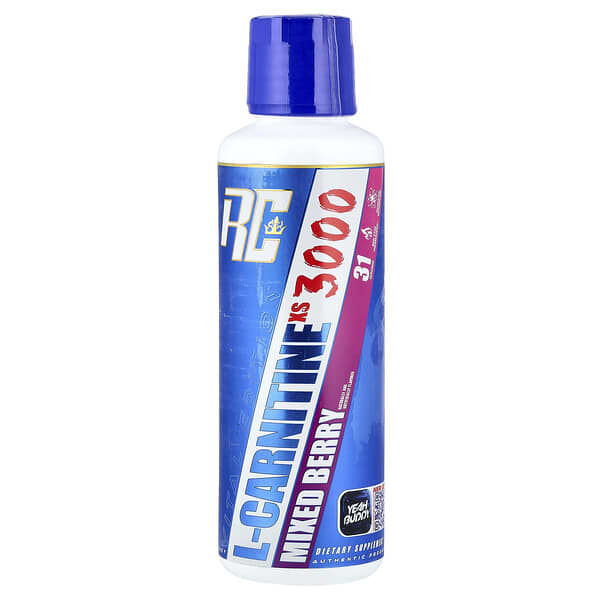 Ronnie Coleman, Vital 에디션, L-카르니틴XS 3000, 믹스 베리 맛, 473.28ml(16fl oz)
