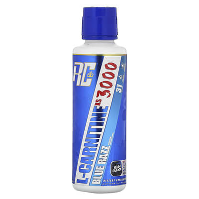 Ronnie Coleman, Vita Edition, L-Carnitine XS 3000, Blue Raz Flavor, 16 fl oz (473.28 ml)