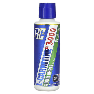 Ronnie Coleman, Essential Edition, L-Carnitine XS 3000, Sour Apple, 16 fl oz (473.28 ml)