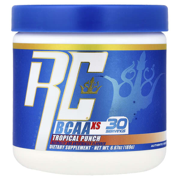 Ronnie Coleman, Vital 에디션, BCAAXS, 트로피컬 펀치, 189g(6.67oz)