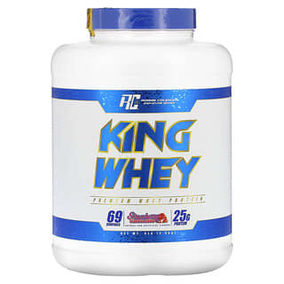 Ronnie Coleman, Signature Series, King Whey, Strawberry Cheesecake, 5 lb (2.3 kg)