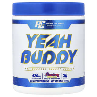 Ronnie Coleman, Signature Series, Yeah Buddy®, Pre-Workout Energy Powder, Strawberry Lemonade, 9.5 oz (270 g)