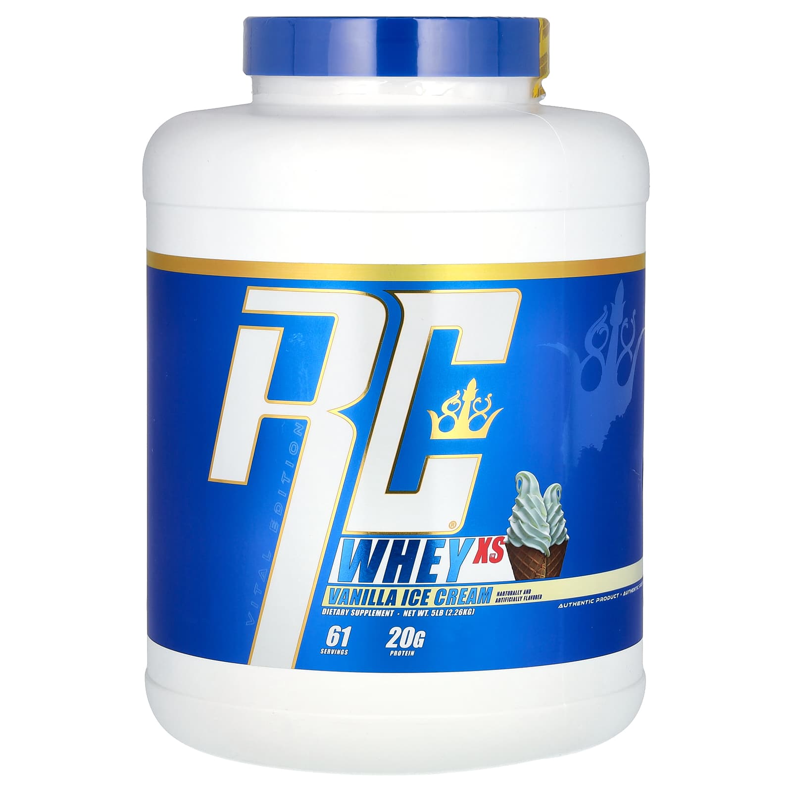 Vital Edition, Whey XS, Vanilla Ice Cream, 5 lb (2.26 kg)