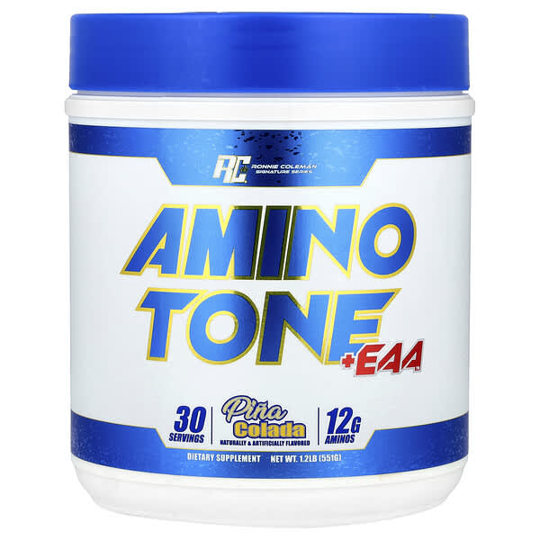 Signature Series, Amino Tone + EAA™, Pina Colada, 1.2 lb (551 g)