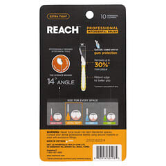 Reach, Professional Interdental Brush, Extra Tight, 10 Interdental Cleaners