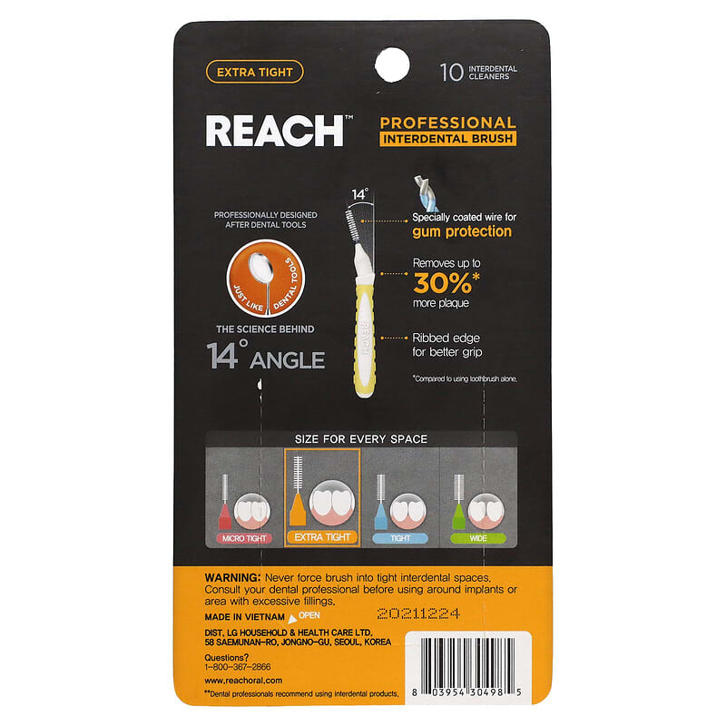 REACH Interdental Brush Extra Tight