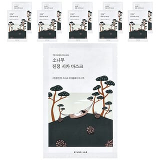 Round Lab, Pine Calming Cica Beauty Mask, 10 Sheets, 0.91 fl oz (27 ml) Each
