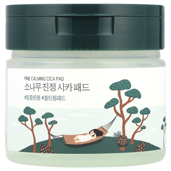 Round Lab, 파인 카밍 시카 패드, 50매, 195ml(6.59fl oz)