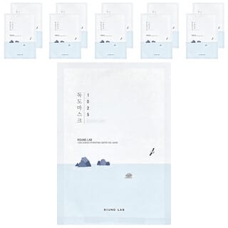 Round Lab, 1025 Dokdo Hydrating Water Gel Beauty Mask, 10 Sheets, 1.01 fl oz (30 ml) Each