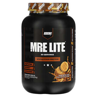 Redcon1, MRE Lite, цільнохарчовий протеїн, печиво з арахісовою пастою, 945 г (2,08 фунта)