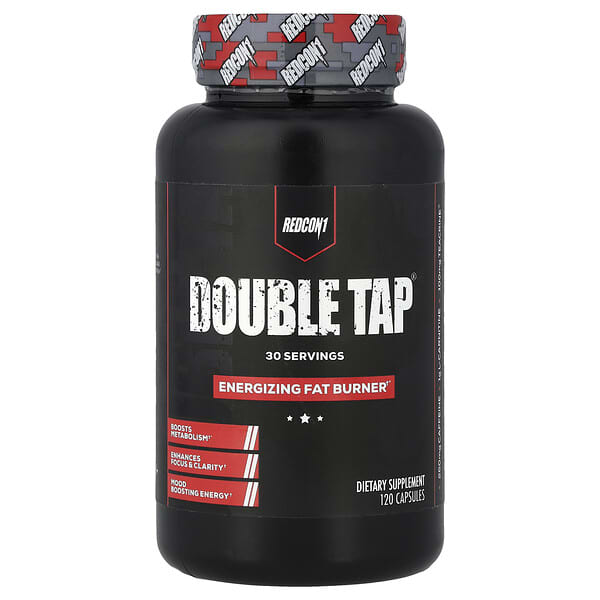 Redcon1, Double Tap®, Energizing Fat Burner, 120 Capsules — product photo 1
