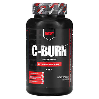 Redcon1, C-Burn, 강력한 지방 연소제, 캡슐 90정