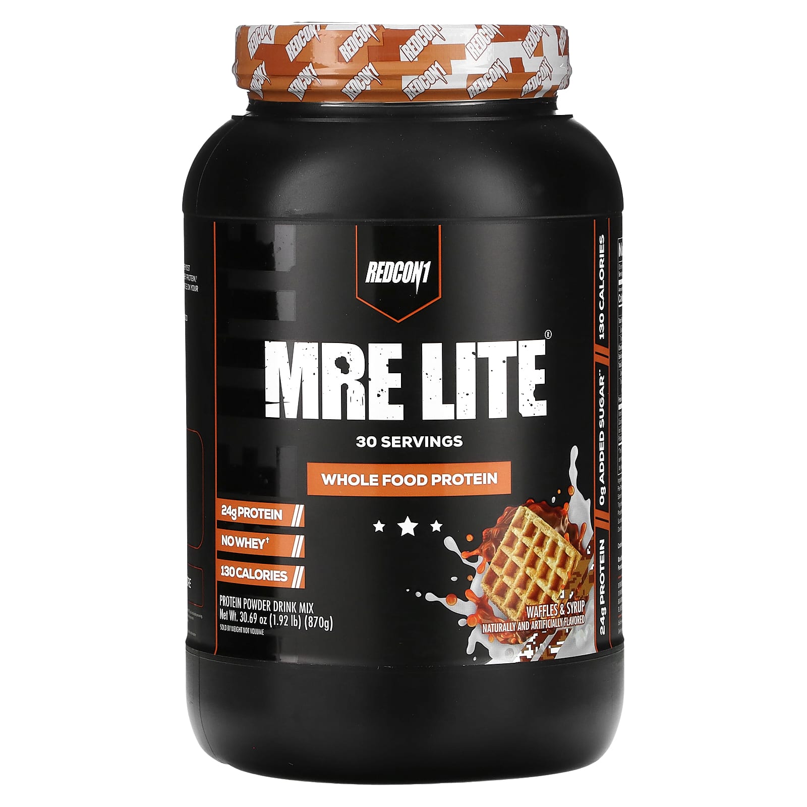 MRE Lite（MREライト）、自然食品プロテイン、ワッフル