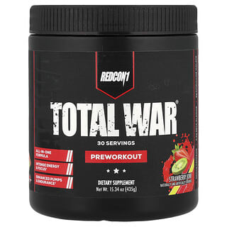 ريدكون1‏, Total War® ، لما قبل التمارين الرياضية ، فراولة وكيوي ، 15.56 أونصة (441 جم)