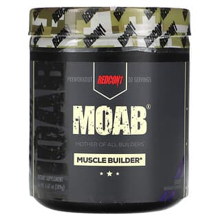 Redcon1, Moab, Muscle Builder, Preworkout, Grape, 6.67 oz (189 g)