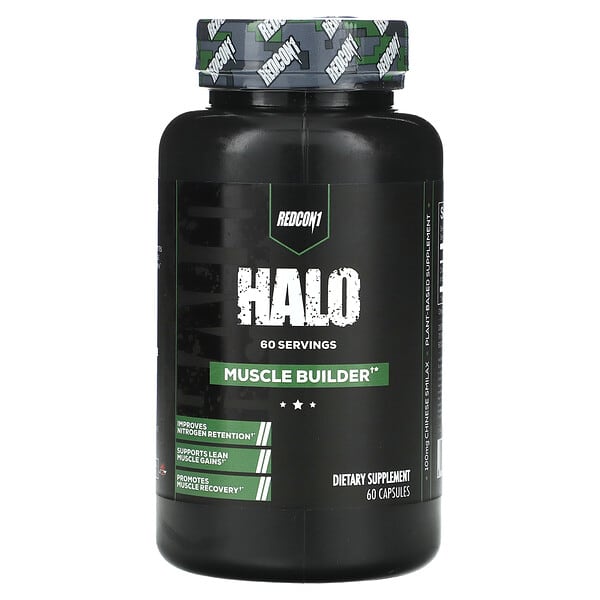 Redcon1, Halo, 근육 생성제, 100mg, 캡슐 60정