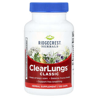 ريدج كريست هربالز‏, ClearLungs® Classic ، 120 كبسولة