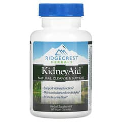 RidgeCrest Herbals, KidneyAid, 60 vegane Kapseln