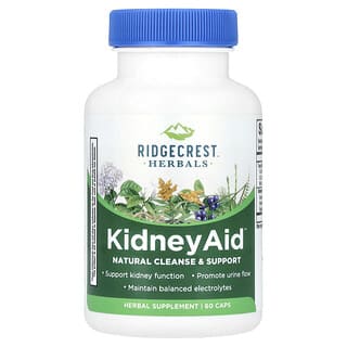 RidgeCrest Herbals‏, KidneyAid, ‏60 כמוסות טבעוניות