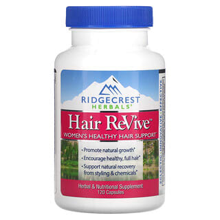 RidgeCrest Herbals, Hair ReVive, 120 Cápsulas