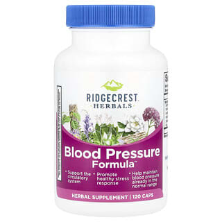 RidgeCrest Herbals, Blood Pressure Formula™, 120 Caps