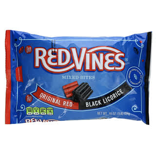 Red Vines, Mixed Bites, Original Red & Black Licorice, 16 oz (454 g)