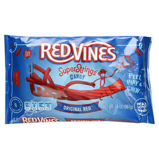 Red Vines, Super Strings Candy, Original Red, 14 oz (397 g)