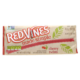 Red Vines, Licorice Tray, Made Simple, Cherry Twists, 4 oz (113 g)