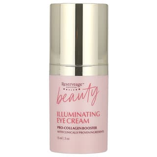 Reserveage Beauty, Crema iluminadora de belleza para el contorno de los ojos, 15 ml (0,5 oz)