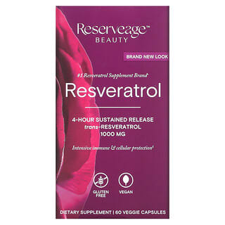 ReserveAge Nutrition, Resveratrol, Trans-Resveratrol, 500 mg, 60 Veggie Capsules