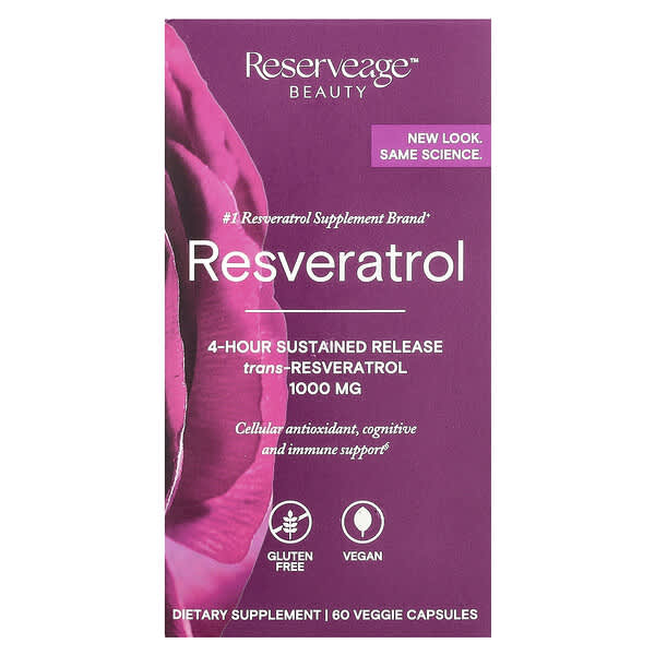 Resveratrol, 60 Veggie Capsules