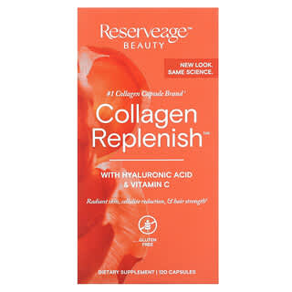 Reserveage Beauty, Collagen Replenish, 120 Capsules