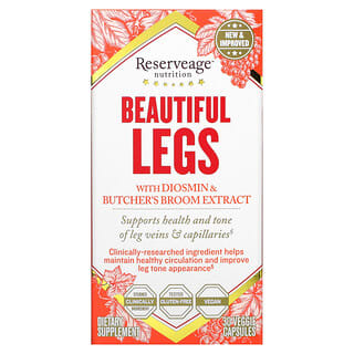 ReserveAge Nutrition, Beautiful Legs with Diosmin & Butcher's Broom Extract, 30 Veggie Capsules