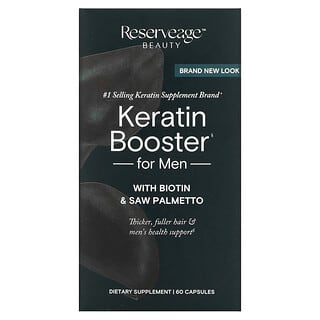 ReserveAge Nutrition, Keratin Booster for Men, 60 Capsules