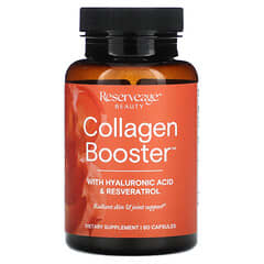 Reserveage Nutrition, Collagen Booster, com Ácido Hialurônico e Resveratrol, 60 Cápsulas