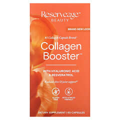 ريزورفيج نوتريشن‏, Collagen Booster، مع حمض اليالورونيك وريسفيراترول، 60 كبسولة