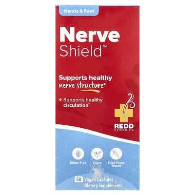 Redd Remedies, Nerve Shield™, Hands & Feet, 60 Vegan Capsules
