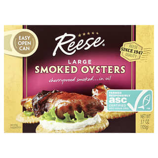 Reese, Grote gerookte oesters, 105 g