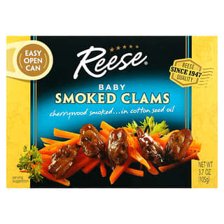Reese, Baby Smoked Clams, 3.7 oz (105 g)