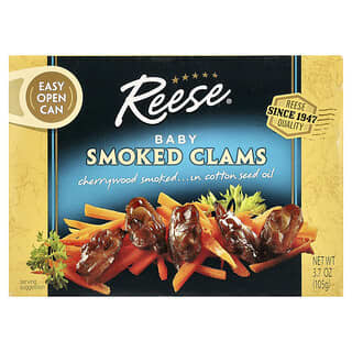 Reese, Almejas ahumadas para bebés, 104 g (3,66 oz)