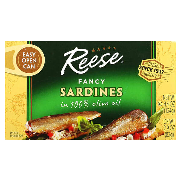 Reese, Sardinas de lujo, 124 g (4,375 oz)