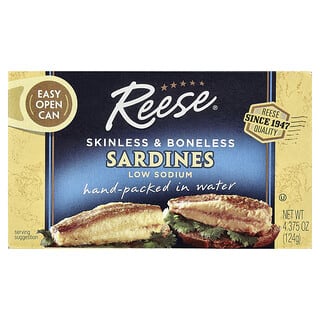 Reese, Sardinas sin piel ni huesos, 124 g (4,38 oz)