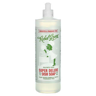 Rebel Green, Detergente de Cozinha Super Deluxe, Sem Perfume, 473 ml (16 fl oz)